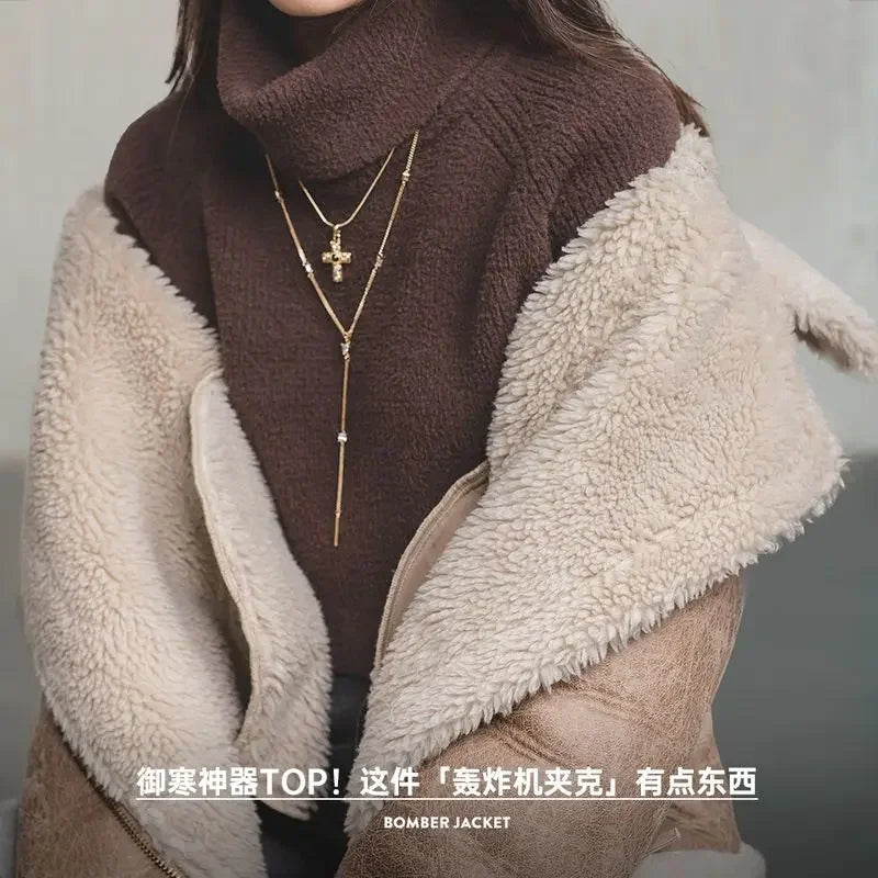 VAAGOON Women's Moto & Biker Jacket