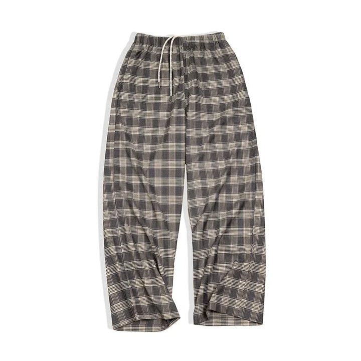 VAAGOON Baggy Vintage Plaid Casual Pants
