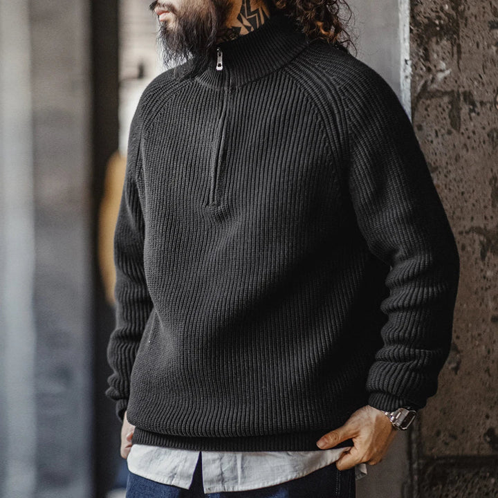 VAAGOON Vintage Half-Zip Sweater