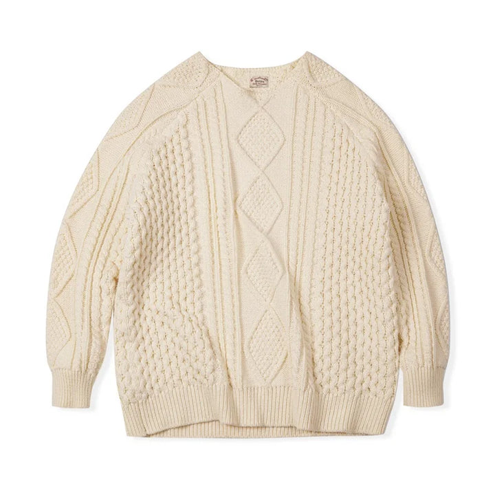 VAAGOON Retro Aran Sweater