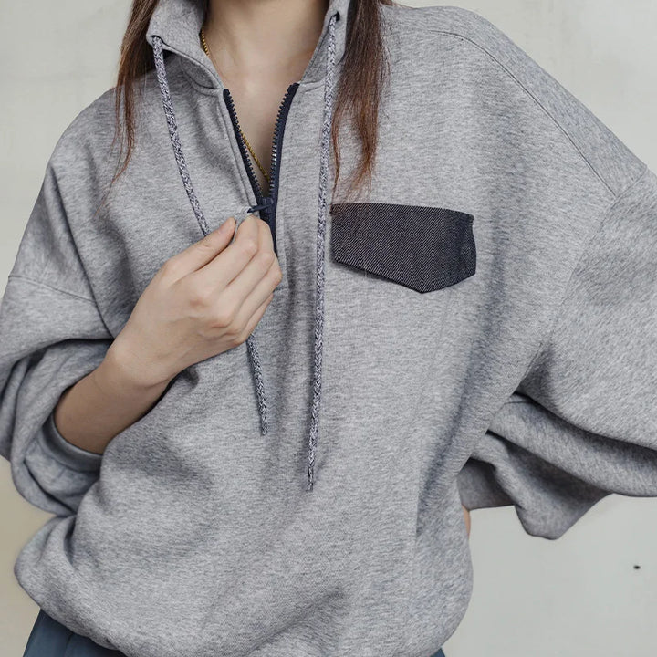 VAAGOON Women's Half-zip Pullover Sweatshirt