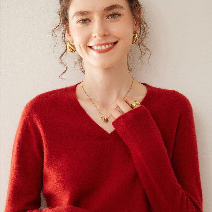 Vaagoon Ultra Fine Cashmere V-Neck Sweater