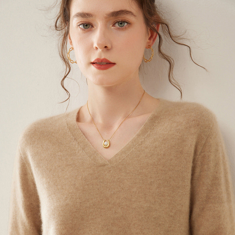 Vaagoon Ultra Fine Cashmere V-Neck Sweater