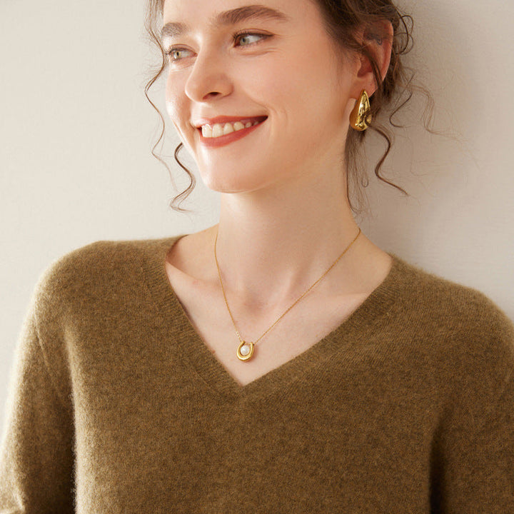 Vaagoon Ultra Fine Cashmere V-Neck Sweater