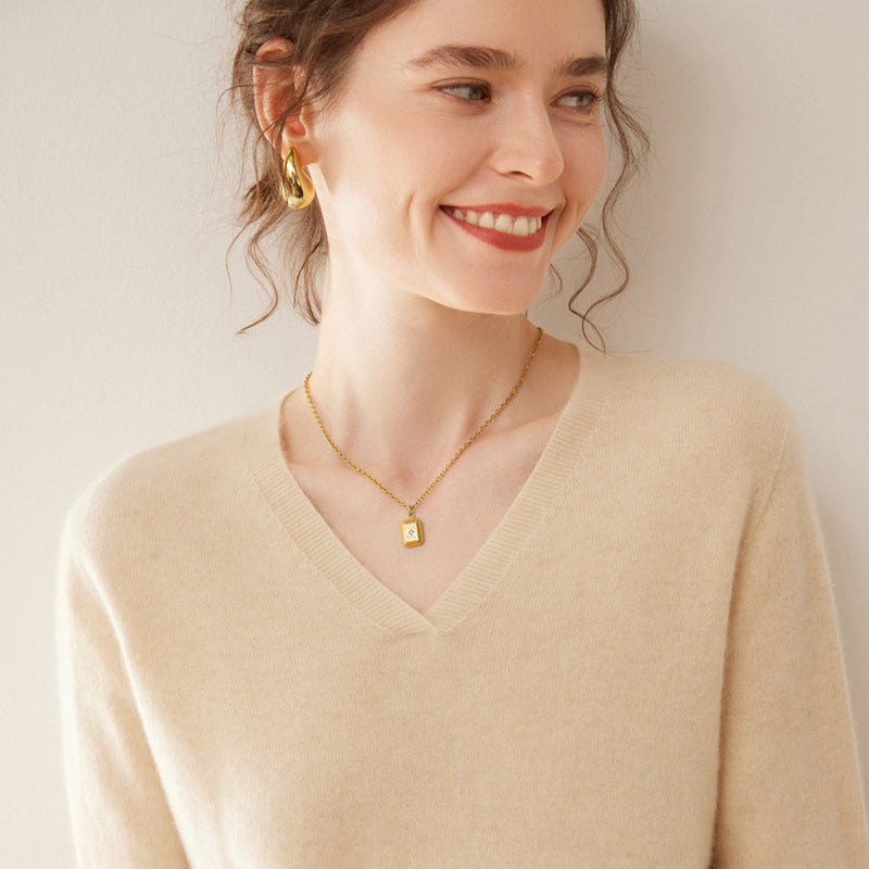 Vaagoon Ultra Fine Cashmere V-Neck Sweater