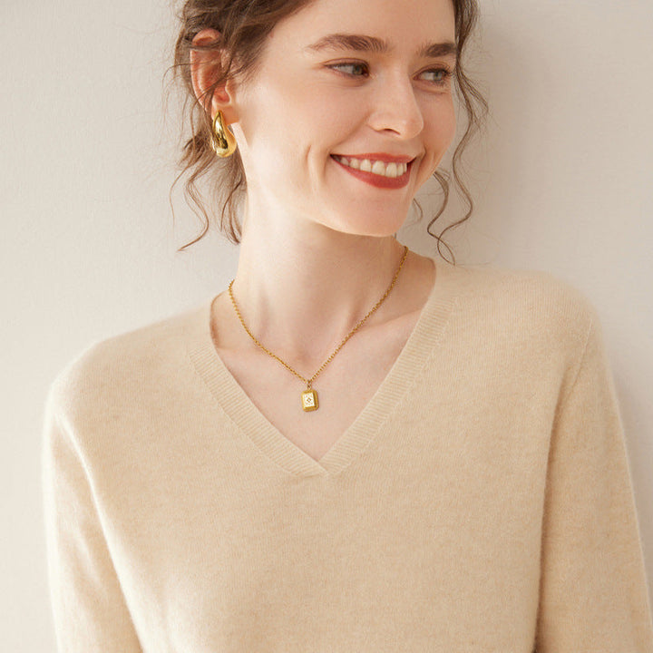 Vaagoon Ultra Fine Cashmere V-Neck Sweater