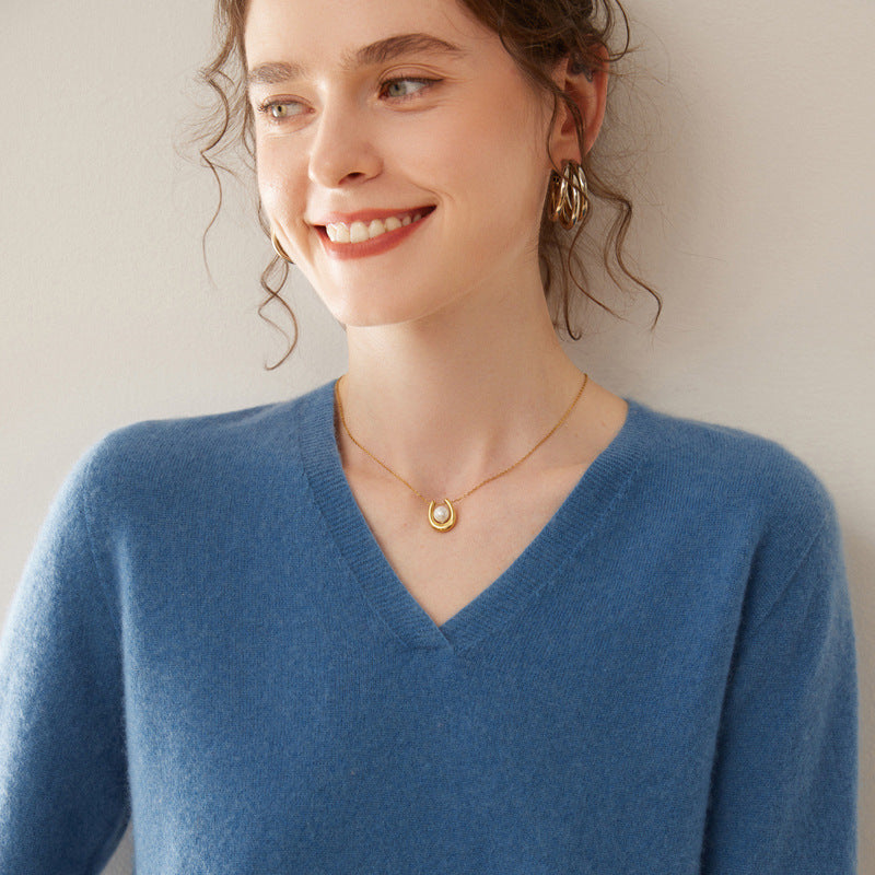 Vaagoon Ultra Fine Cashmere V-Neck Sweater