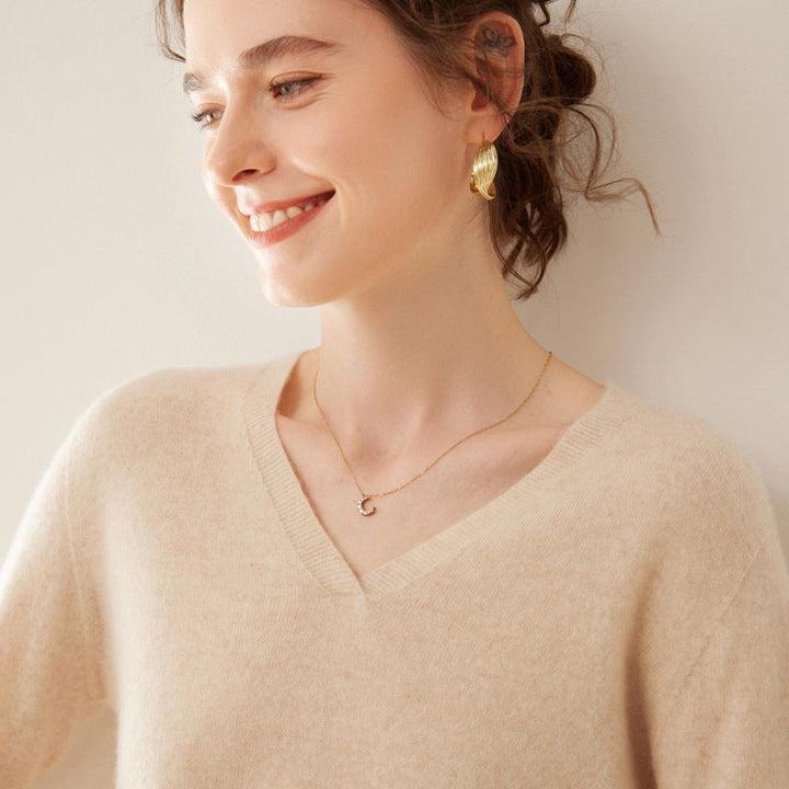 Vaagoon Ultra Fine Cashmere V-Neck Sweater