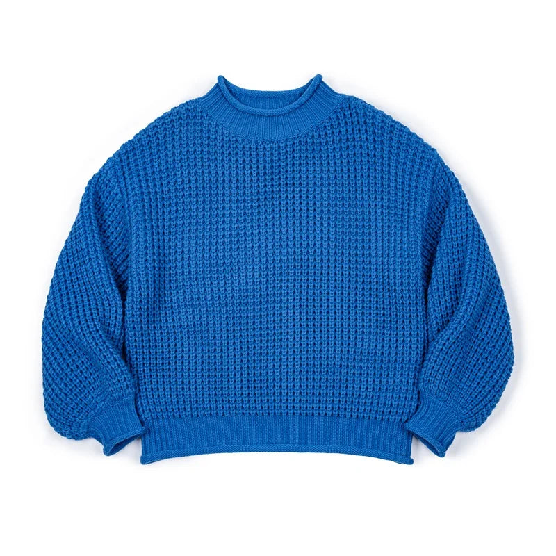 VAAGOON COARSE KNITTED SWEATER