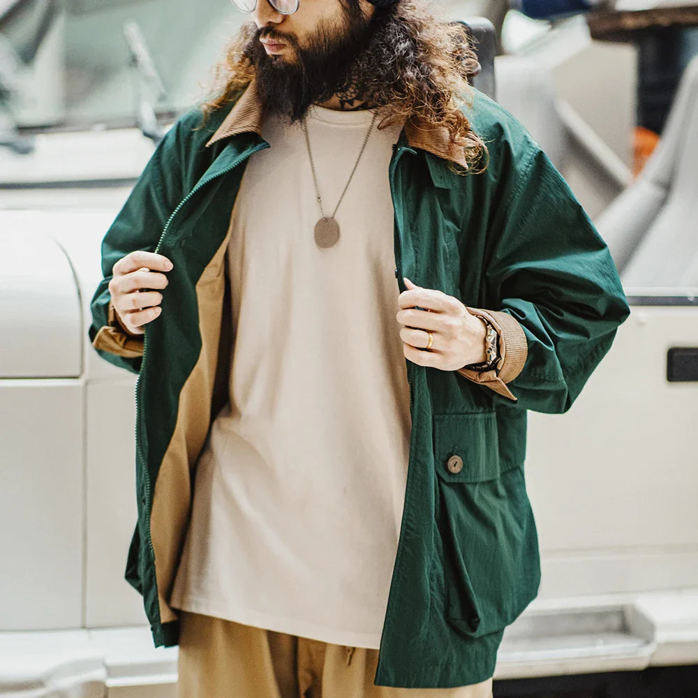 VAAGOON Retro Safari Corduroy Jacket