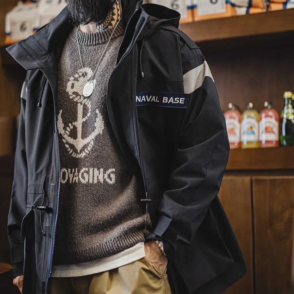VAAGOON Retro Navy Parka