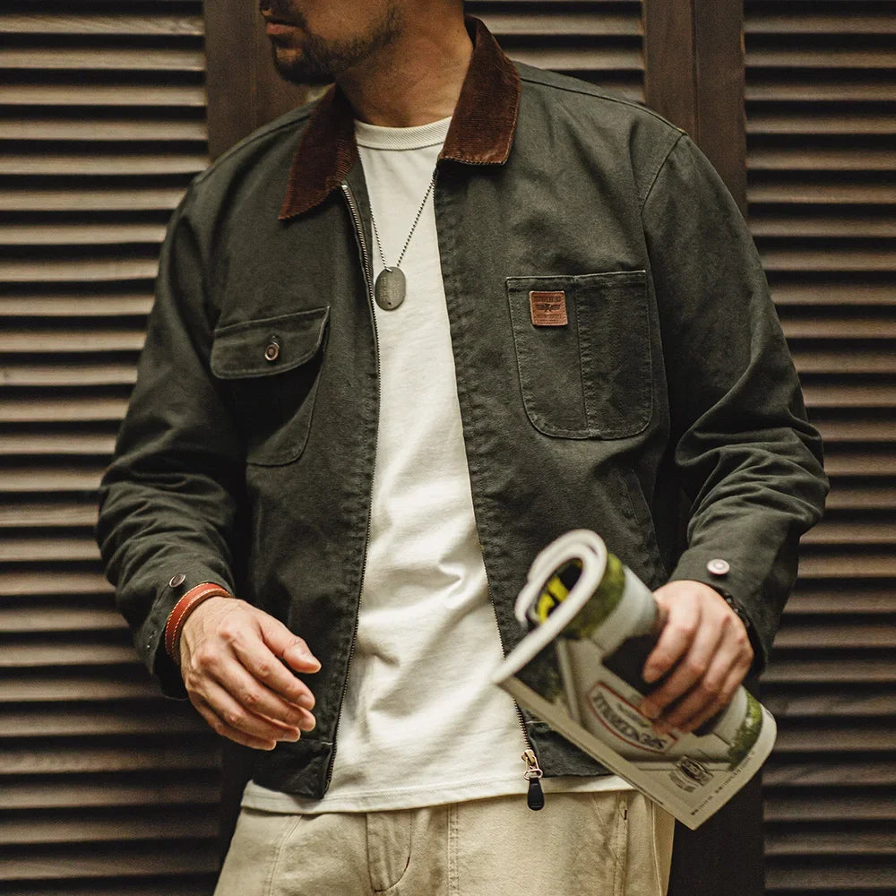 VAAGOON Retro Heavyweight Canvas Detroit Jacket