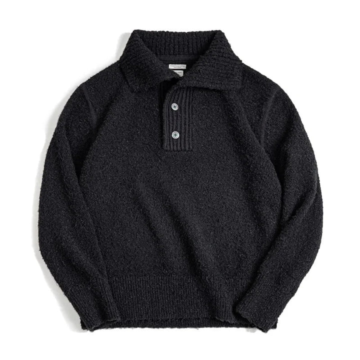 VAAGOON LOOP YARN POLO SWEAT