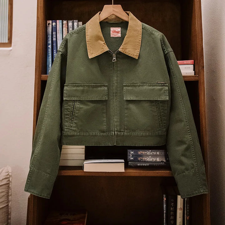 VAAGOON Retro Lanel Short Jacket