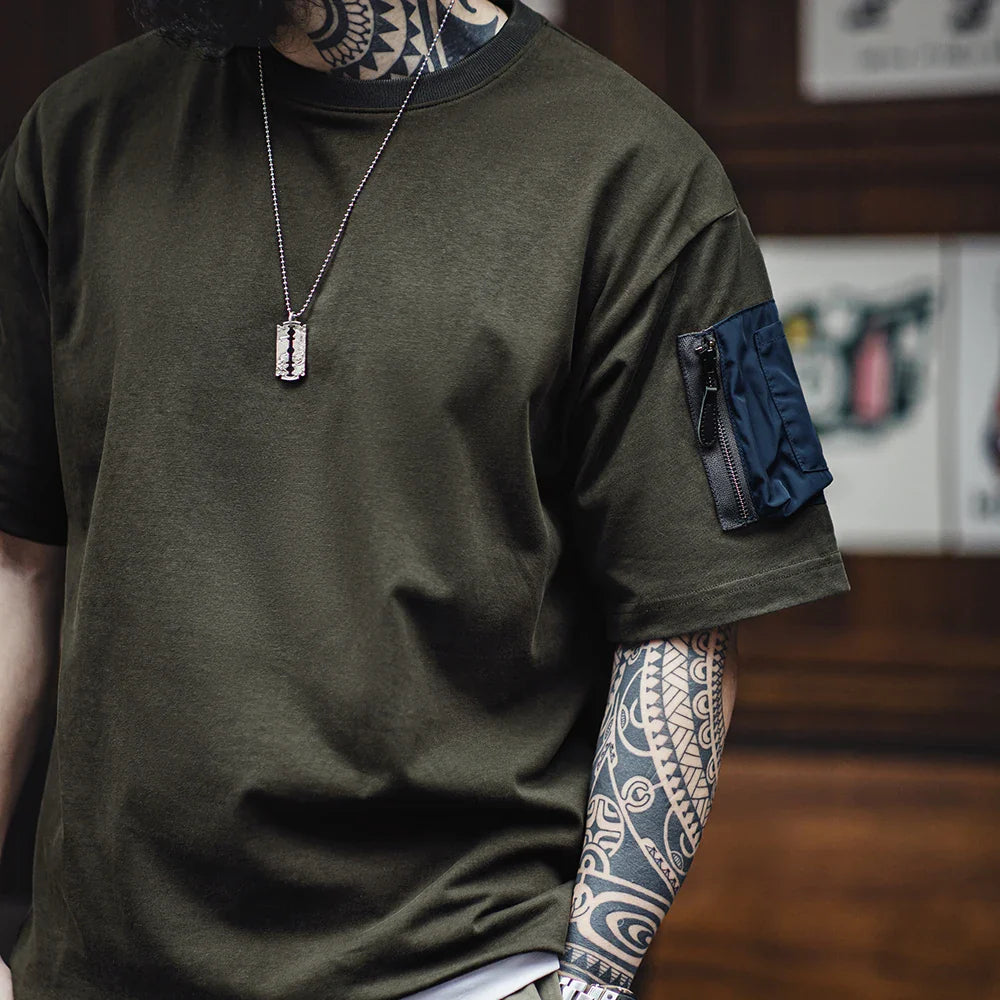 VAAGOON VINTAGE MA-1 POCKET TEE T-SHIRT