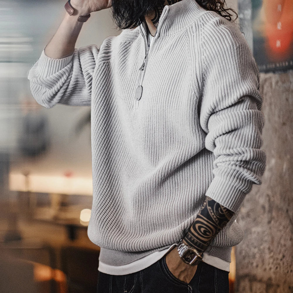 VAAGOON Vintage Half-Zip Sweater