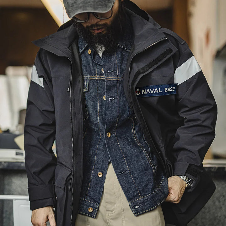 VAAGOON Retro Navy Parka