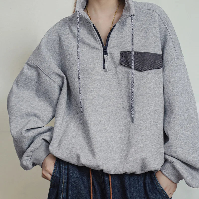 VAAGOON Women's Half-zip Pullover Sweatshirt