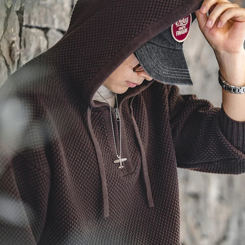 VAAGOON PINEAPPLE KNIT HOODIE