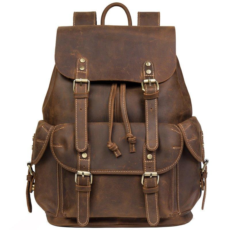 VAAGOON UNISEX LEATHER BACKPACK VGN6787