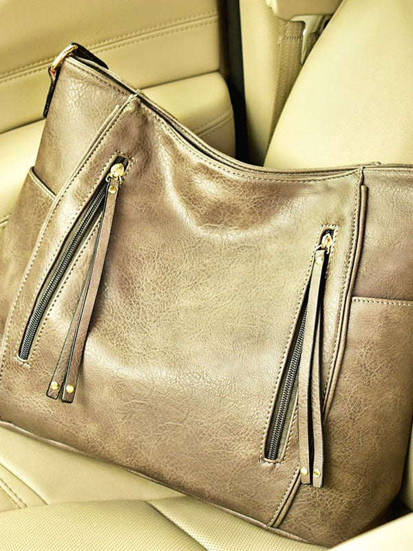 Vintage Scented Shoulder Strap Tote Bag