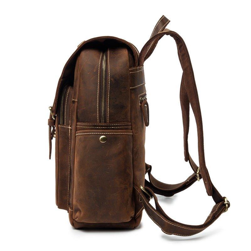 VAAGOON UNISEX LEATHER BACKPACK VGN6757