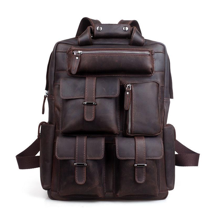 VAAGOON UNISEX LEATHER BACKPACK VGN6774