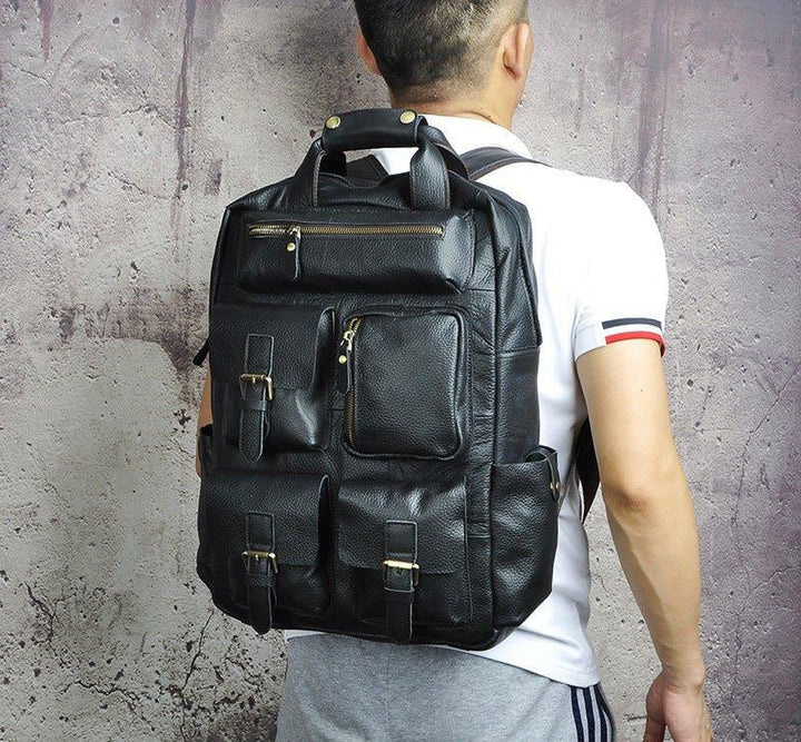 VAAGOON UNISEX LEATHER BACKPACK VGN6774