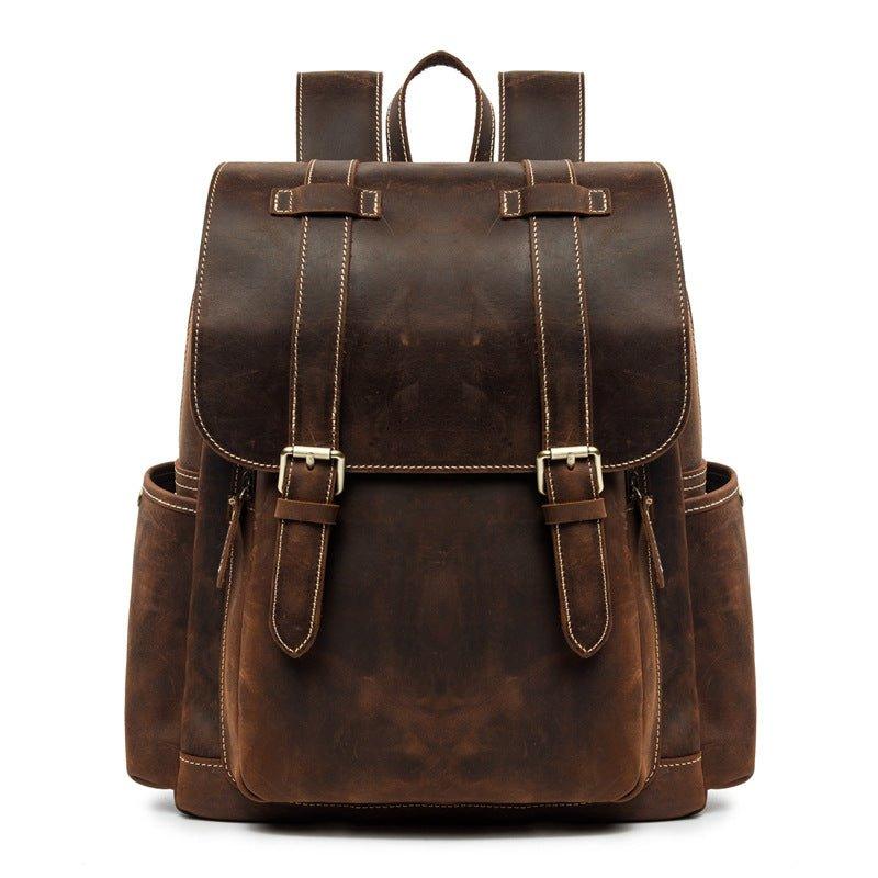 VAAGOON UNISEX LEATHER BACKPACK VGN6757