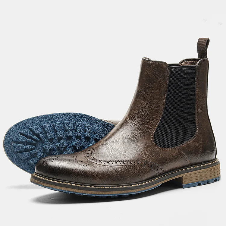 VAAGOON Men's Retro Coffee Shoe