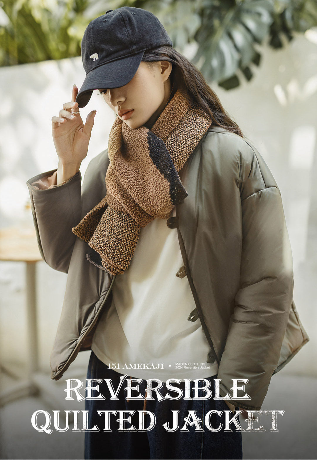 VAAGOON REVERSIBLE QUILTED JACKET