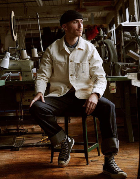 VAAGOON Retro French Work Shirt