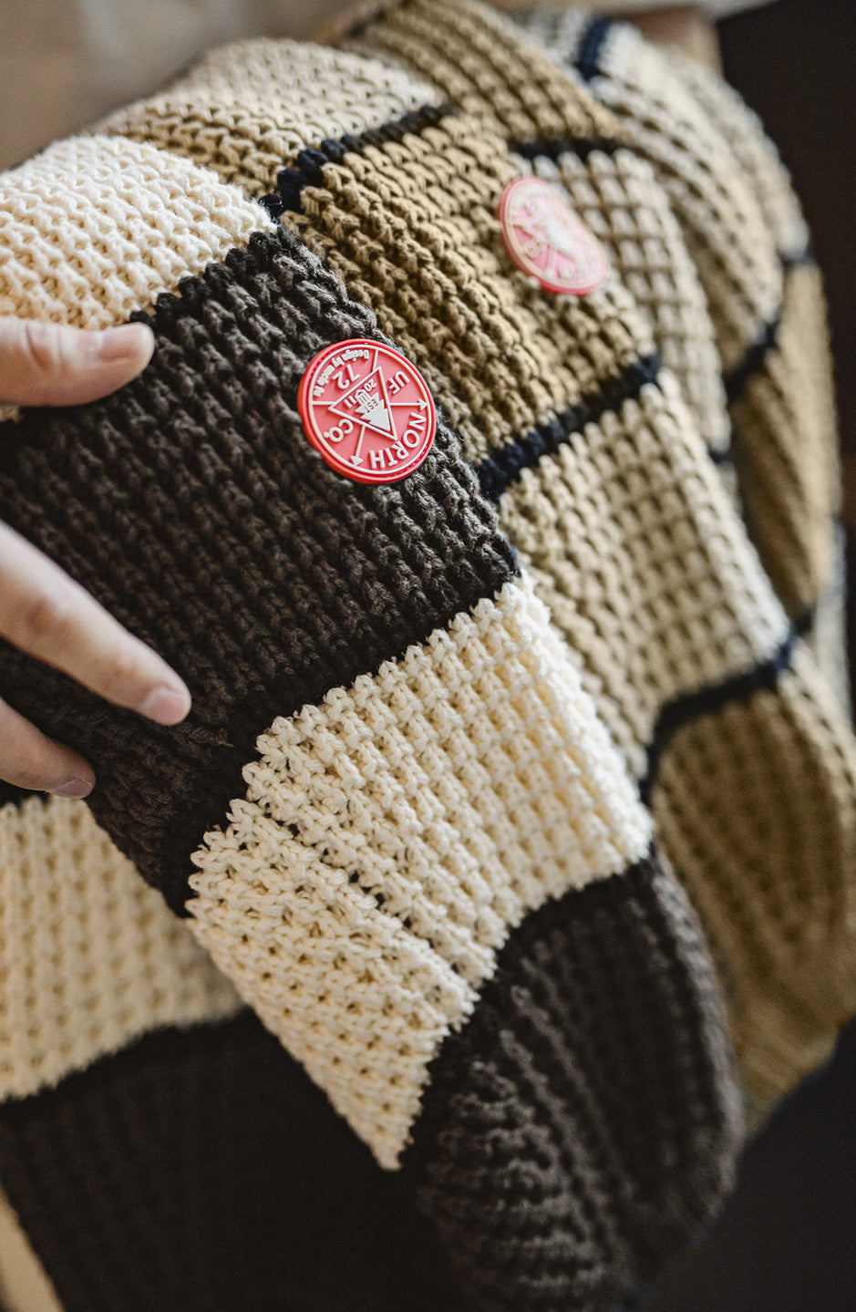 VAAGOON STRIPE KNITTED SWEATER