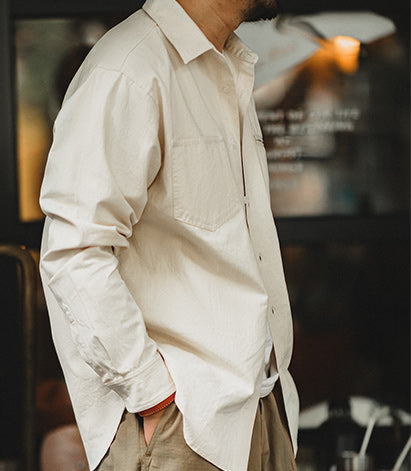 VAAGOON Retro French Work Shirt