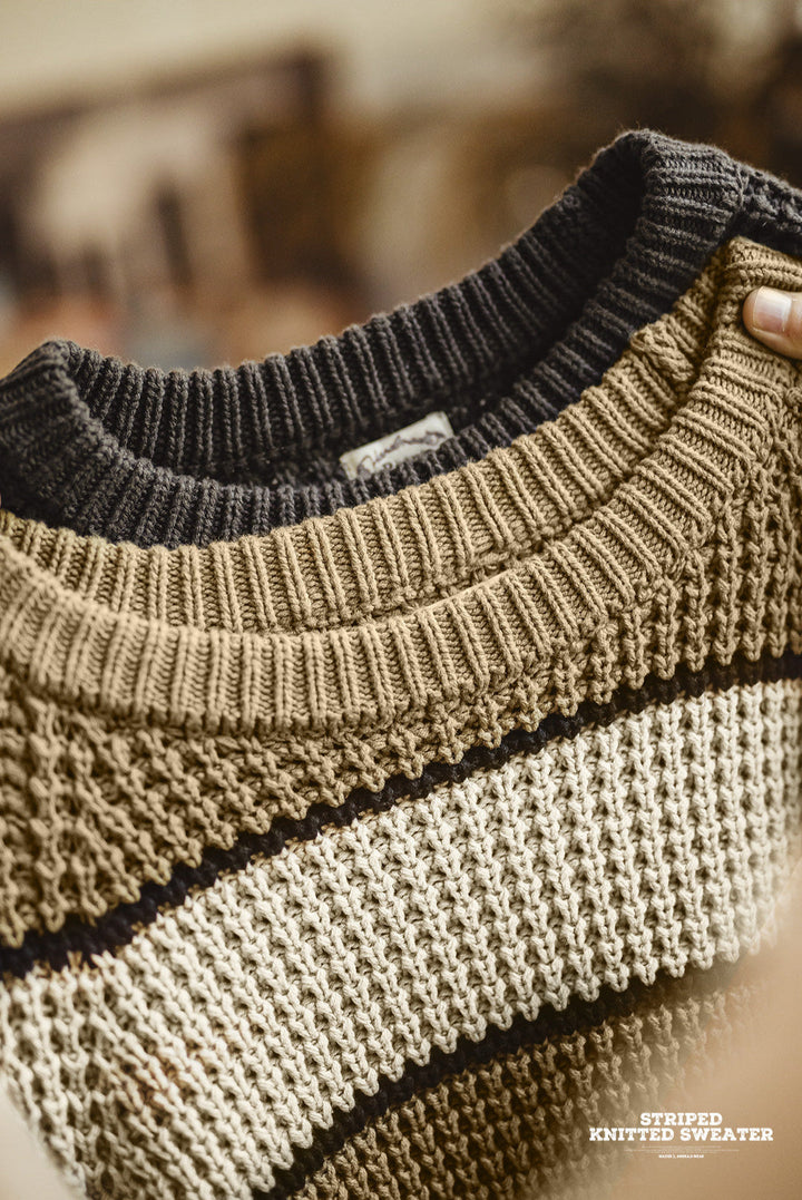 VAAGOON STRIPE KNITTED SWEATER