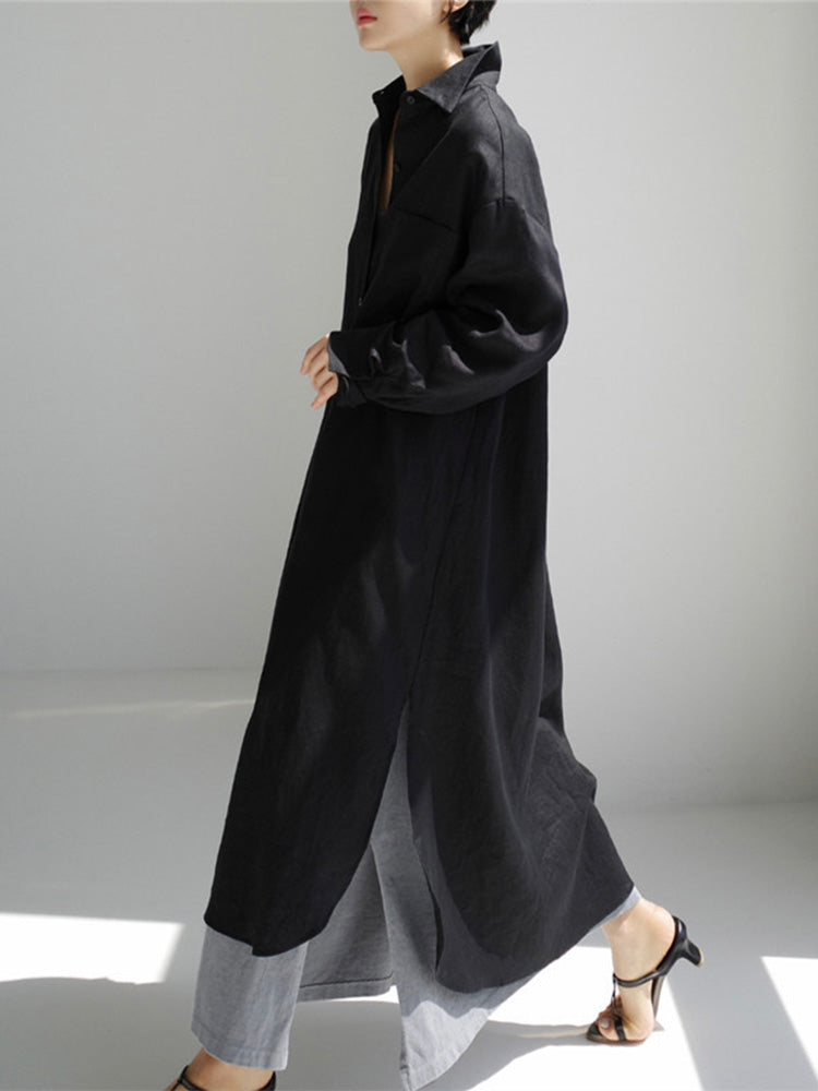 VAAGOON LINEN DRY DRESS