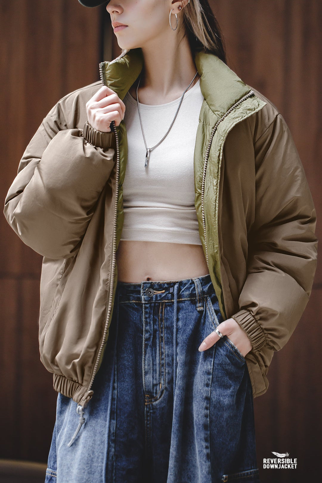 VAAGOON Reversible Down Jacket