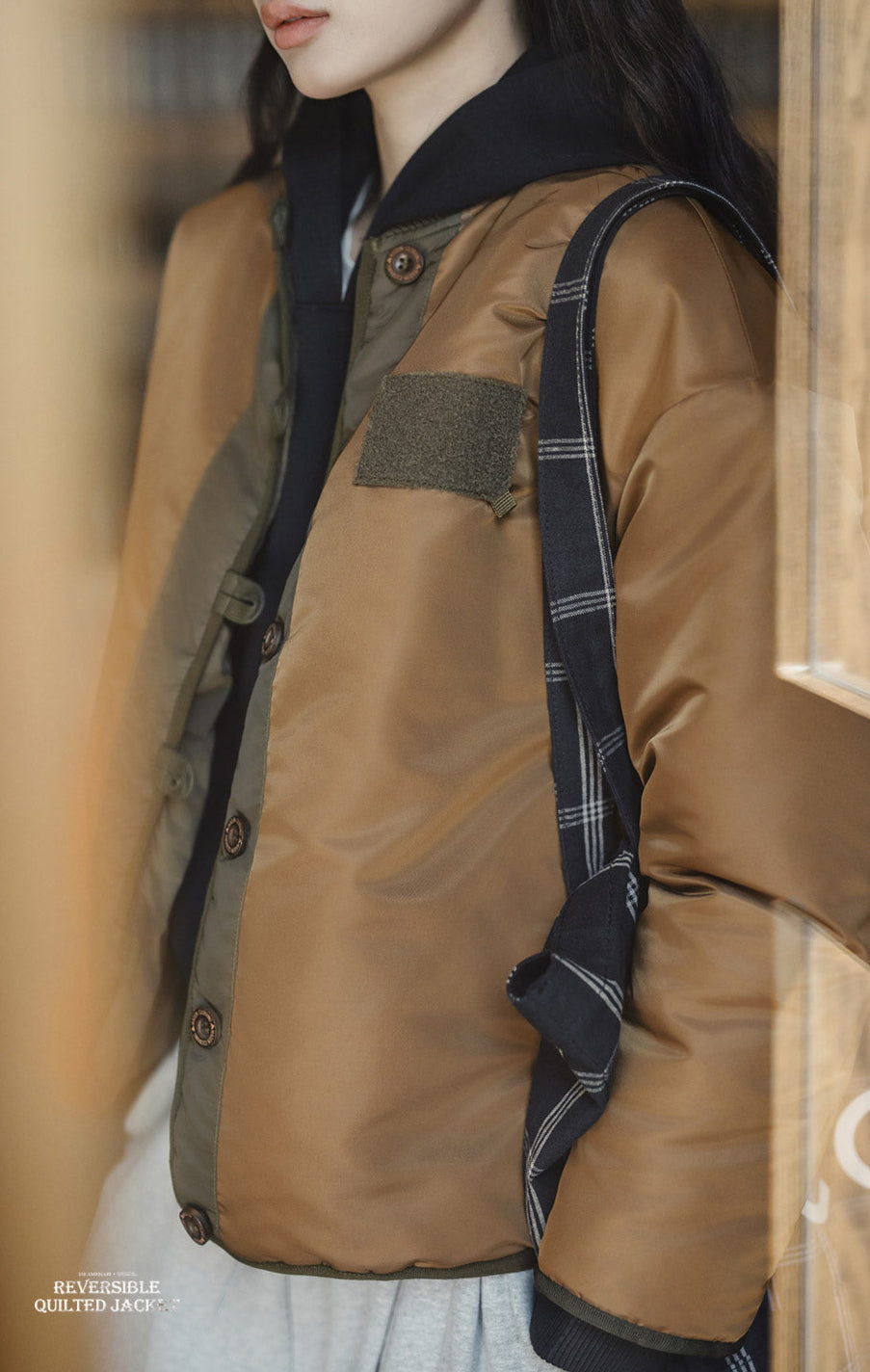 VAAGOON REVERSIBLE QUILTED JACKET