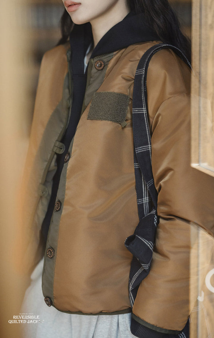 VAAGOON REVERSIBLE QUILTED JACKET