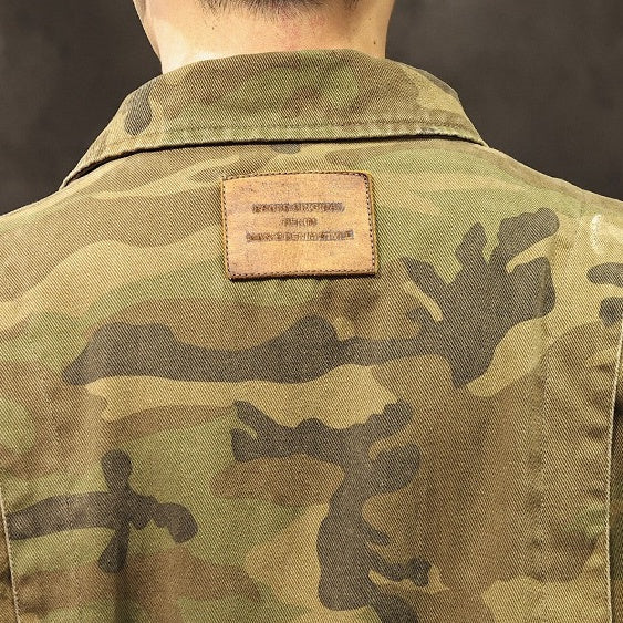 VAAGOON CAMOUFLAGE COLLAR JACKET