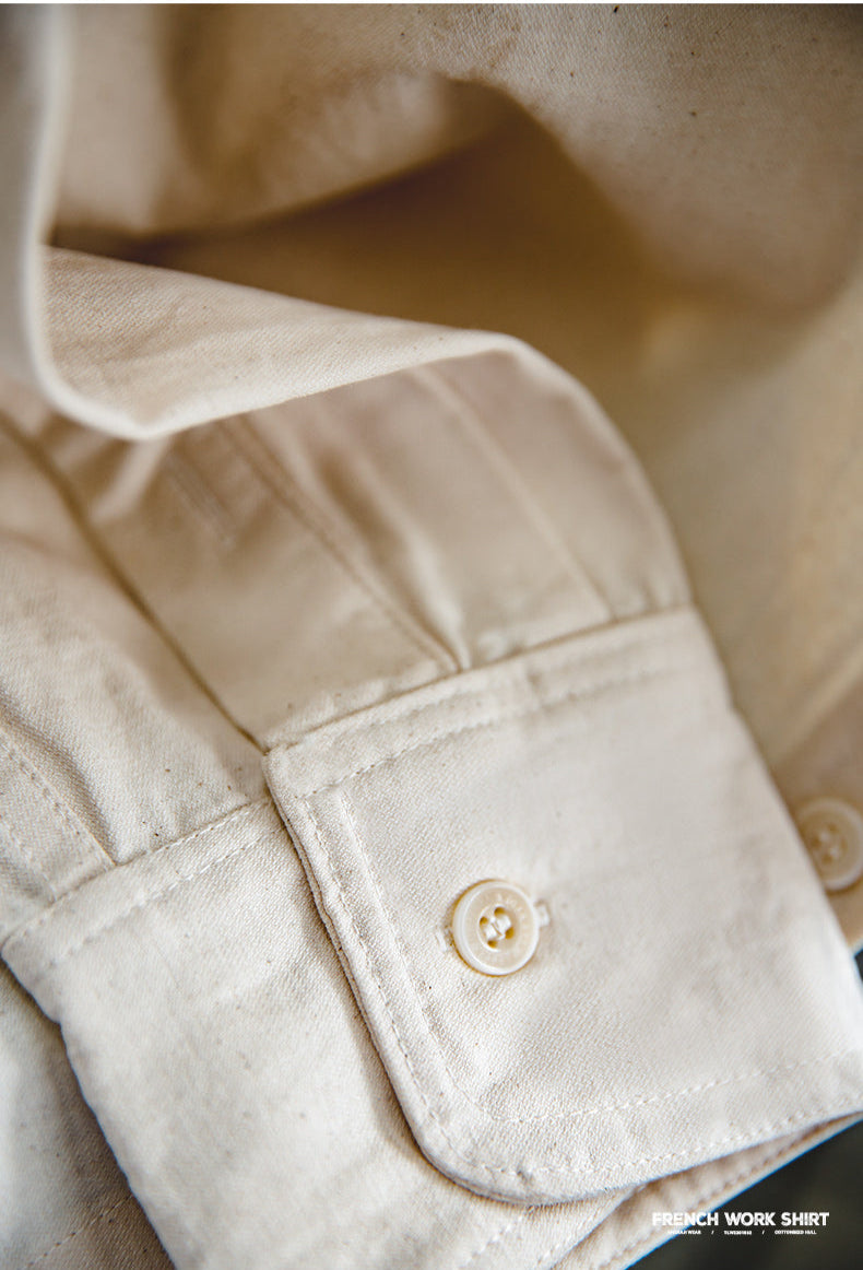 VAAGOON Retro French Work Shirt
