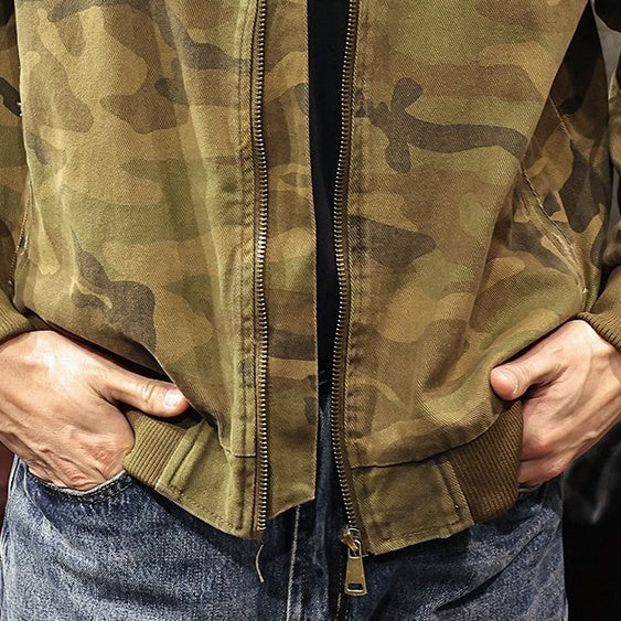 VAAGOON CAMOUFLAGE COLLAR JACKET