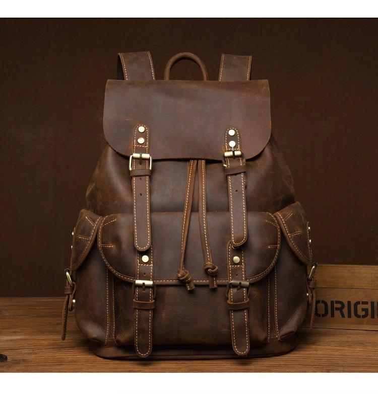 VAAGOON UNISEX LEATHER BACKPACK VGN6787