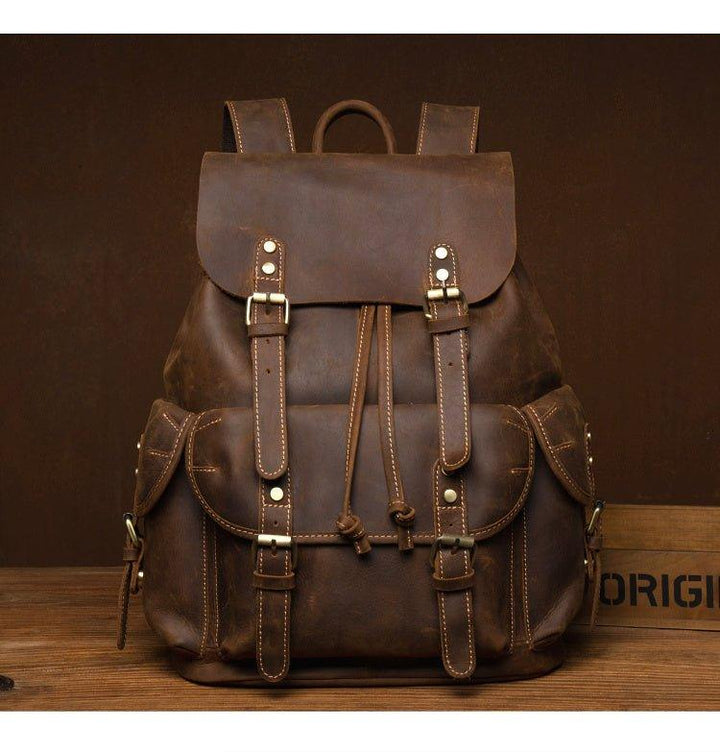 VAAGOON UNISEX LEATHER BACKPACK VGN6787