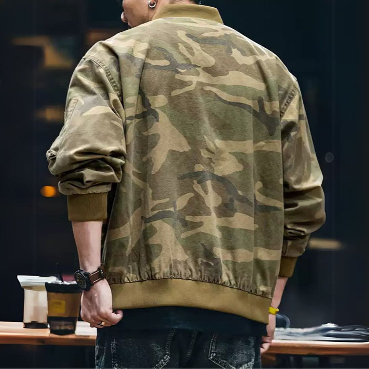 VAAGOON CAMOUFLAGE BOMBER JACKET