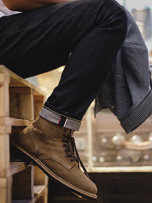 VAAGOON Vintage Suede Work Boots