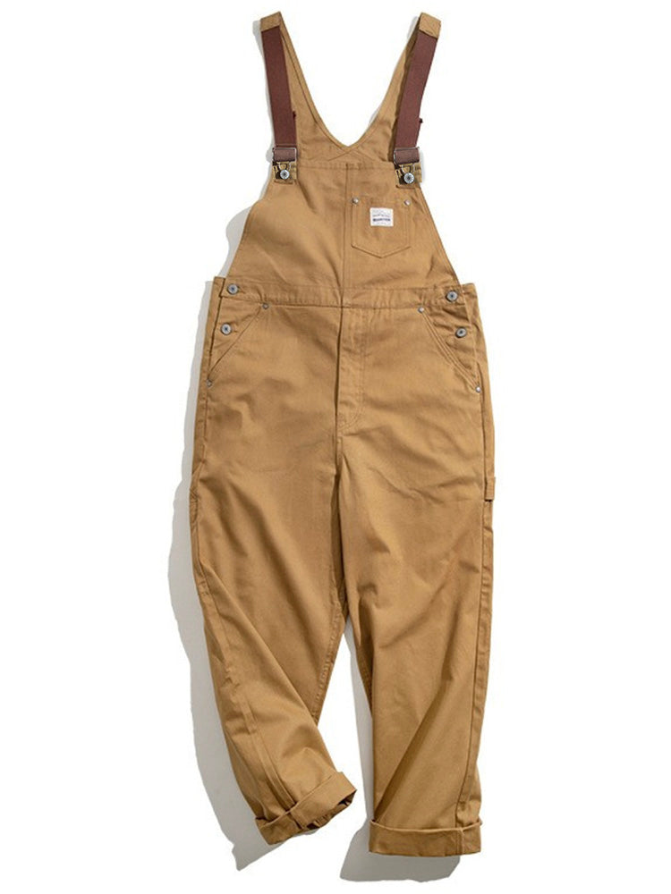 VAAGOON Duck Bib Brown Overall