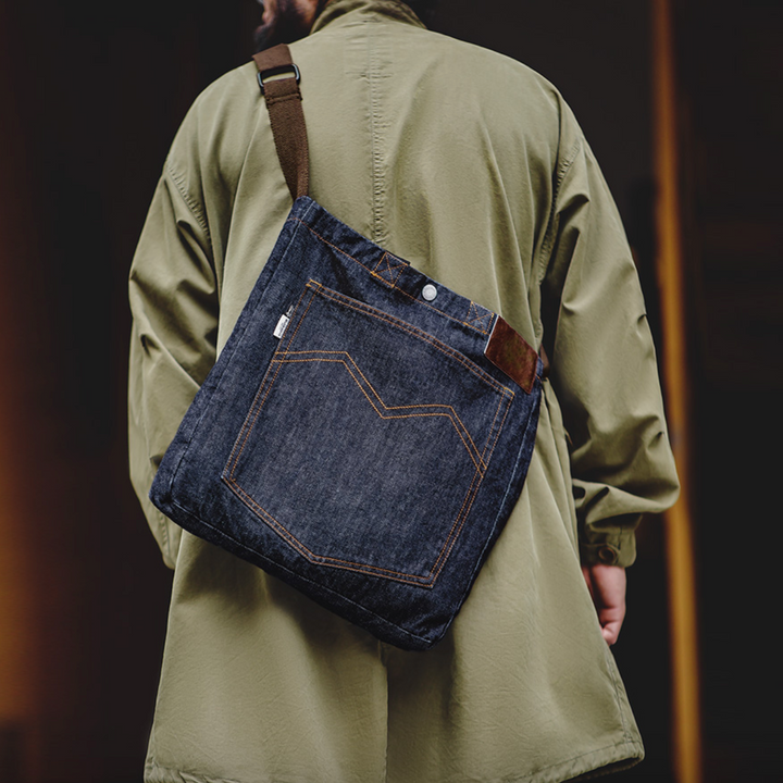 VAAGOON SHOULDER DENIM BAG