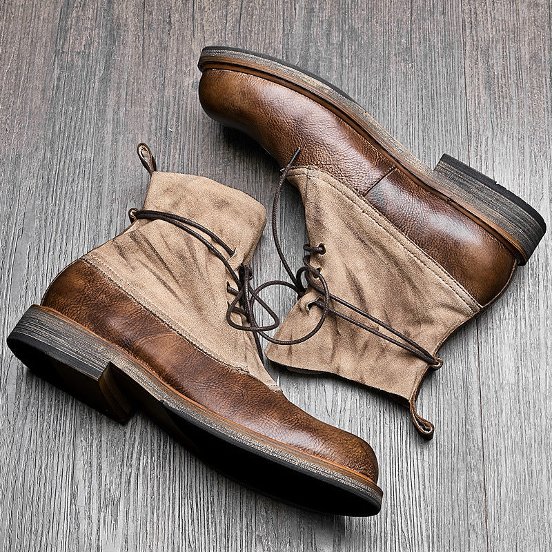 Vaagoon Heritage Brown Leather Boot