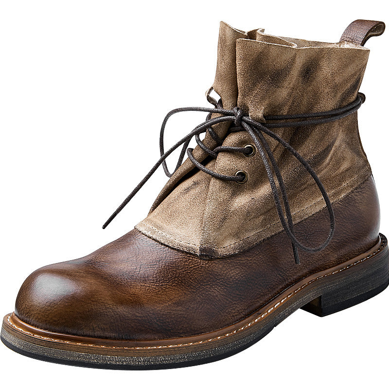 Vaagoon Heritage Brown Leather Boot